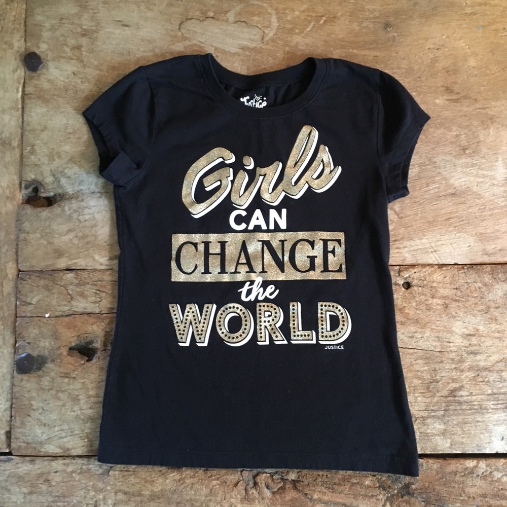 Justice Girls Can Change the World Graphic Tees✌🏽